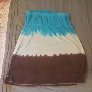 Terrycloth skirt